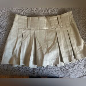 Aritzia Sunday Best Beige Skirt